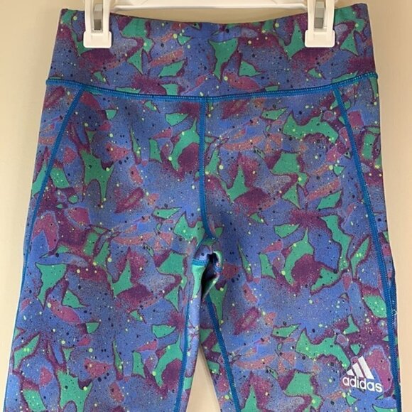 Adidas Large Girl’s Multicolor Leggings. - Picture 2 of 8